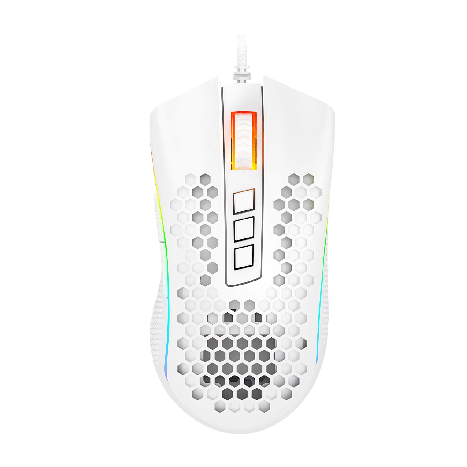 Mouse  Redragon Storm Elite White - Juego, Blanco Mouse  Redragon Storm Elite White - Juego, Blanco